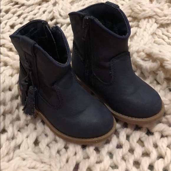navy boots size 5